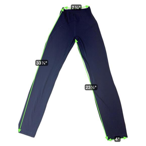 LULULEMON High Rise Women’s Navy Blue Size 2 - Picture 5 of 5